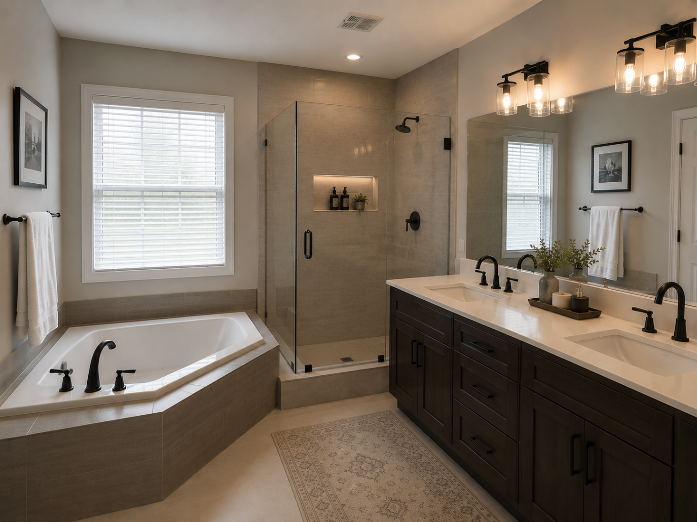 Primary Bathroom Renovation in Lake Norman in Lake Norman, NC
