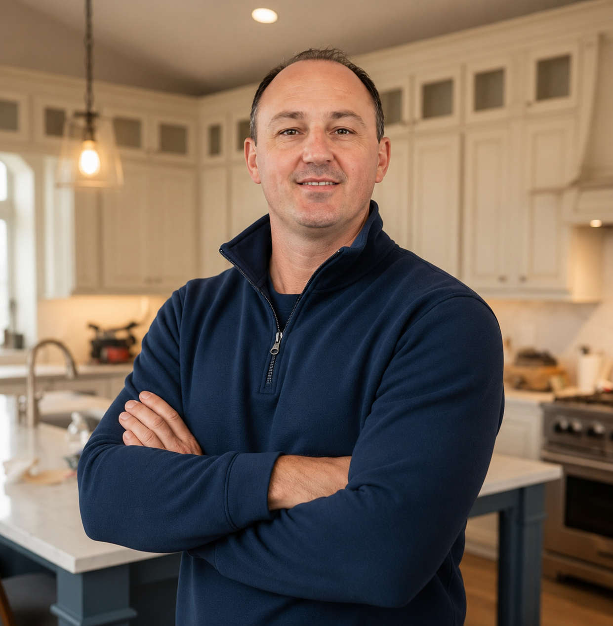 Adrian, founder of Delta Renovations, a Charlotte renovation company