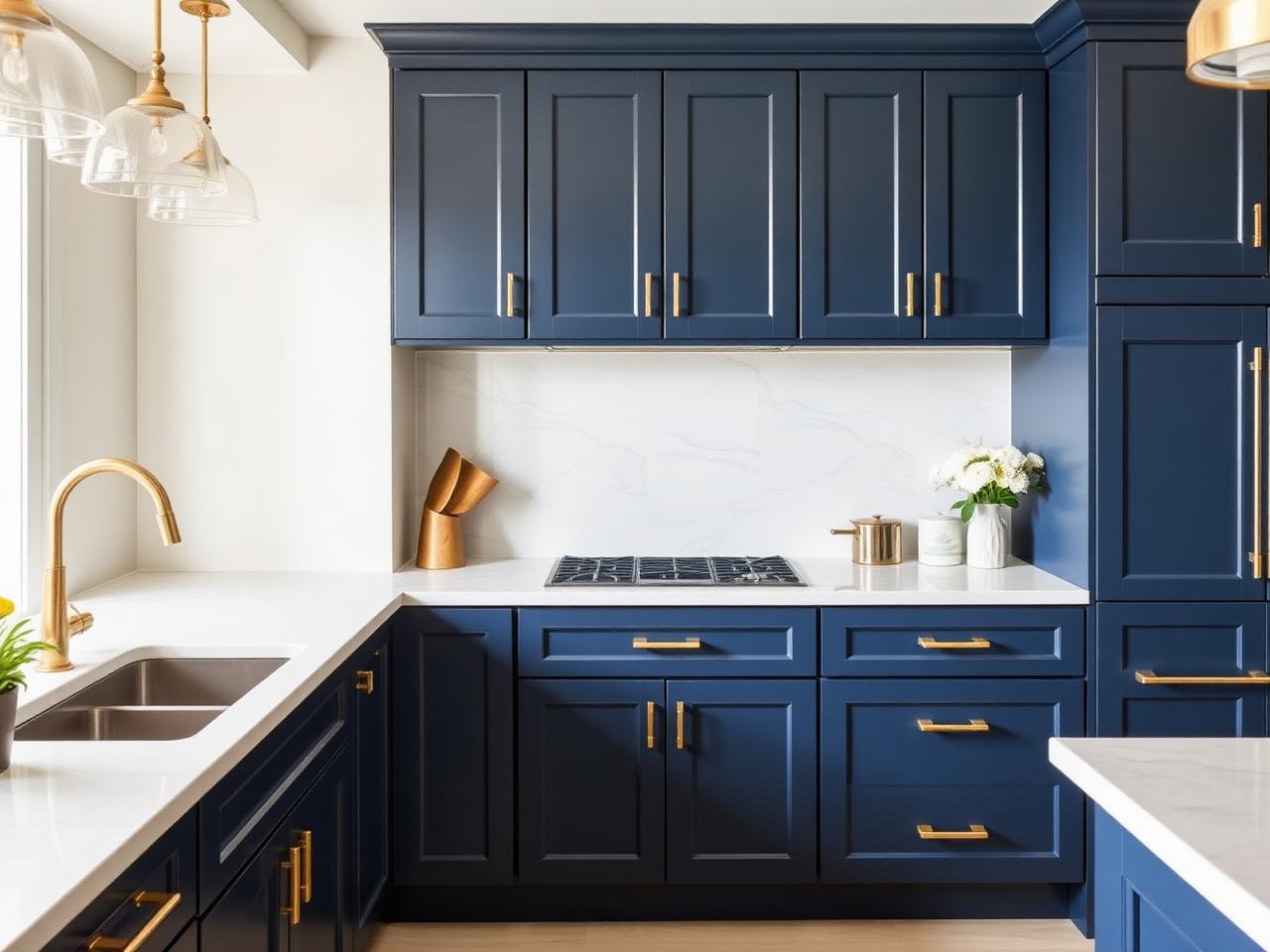 Completed kitchen renovation in Charlotte NC by Delta Renovations